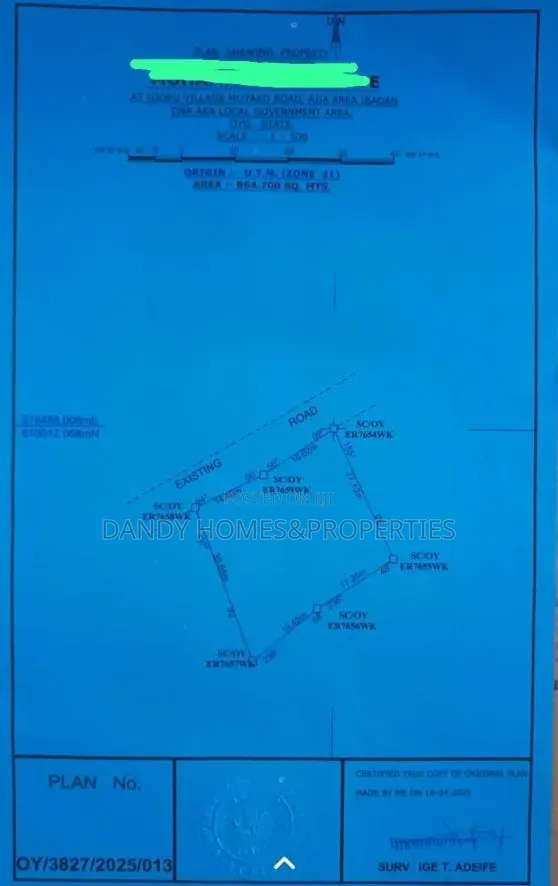 846sqm Land for Sale at Ajia, Ibadan - 1