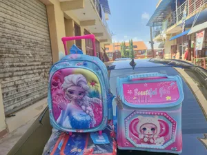 12-Inch Character Trolley School Bag Set