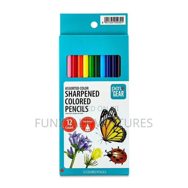 12 Pen+Gear Colouring Pencils - 1