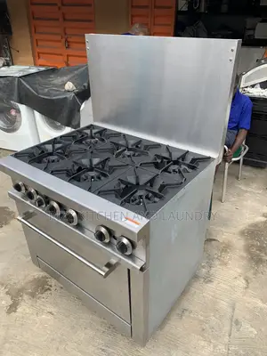 Industrial Six Burner Gas Cooker
