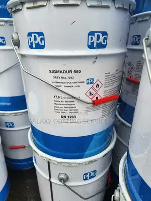 PPG Sigmadur 550 Grey RAL 7043 Polyurethane Topcoat