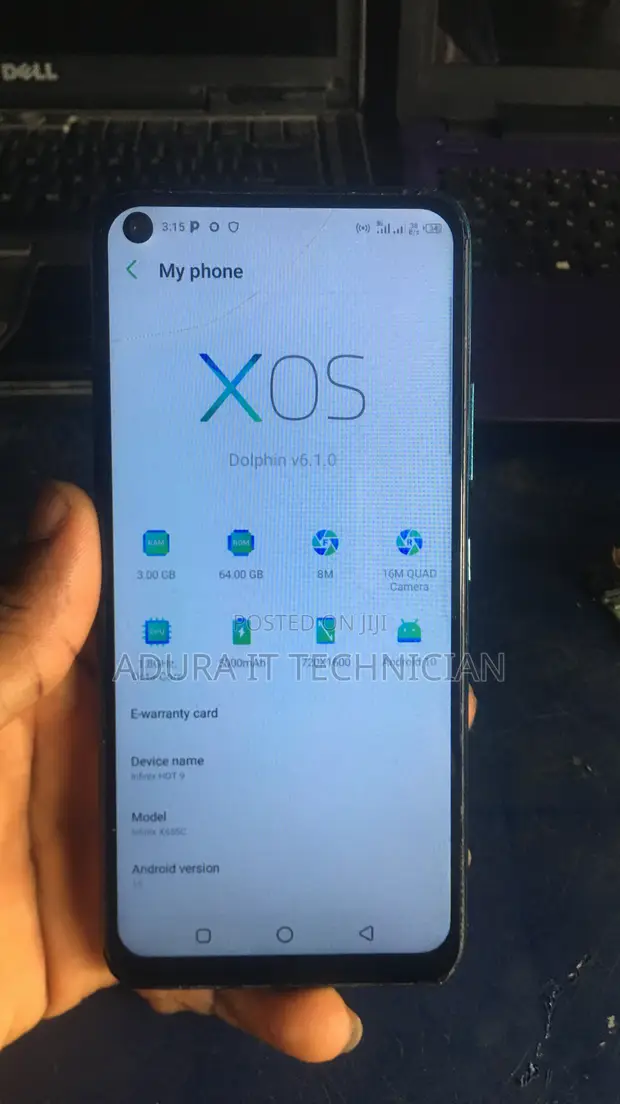 Infinix Hot 9 64GB Blue - Used - 1