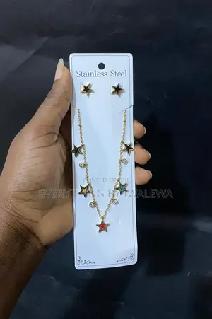Charm Necklace and Earring Set