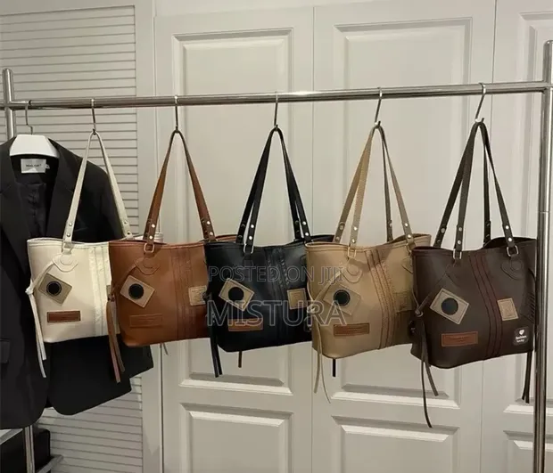 Utility Patchwork Tote Bag - 1
