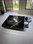 Luxury Marble Center Table tare da Stool - An Yi a Turkiyya - 1
