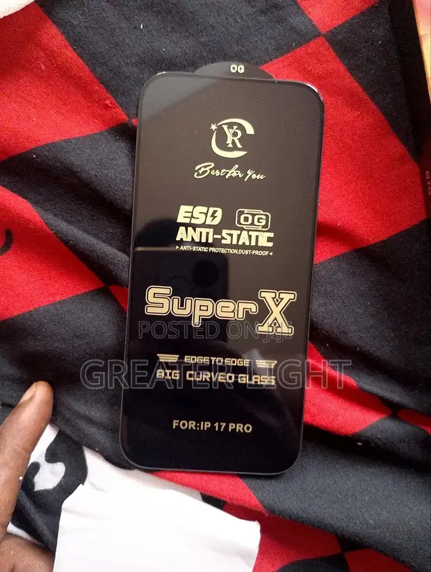 OG ESD Super X Anti-Static Tempered Glass Screen Protector (iPhone) - 1