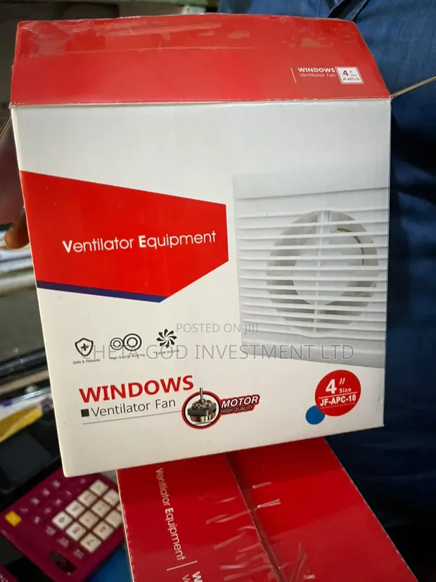 4-Inch Window Ventilator Fan - 1