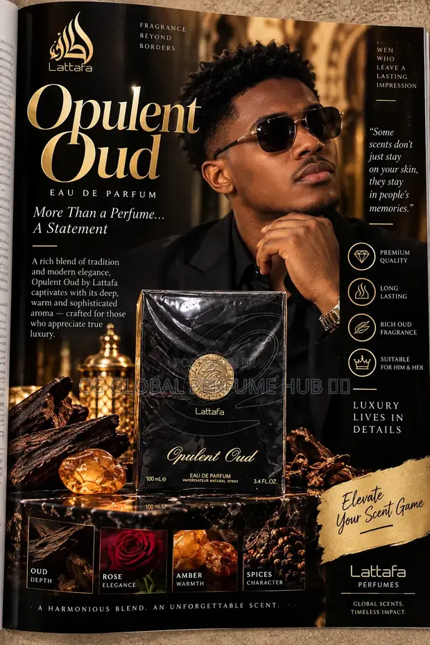 Lattafa Opulent Oud Eau De Parfum - 100ml - 1