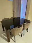 Kyakkyawar Dining Table Na Gilashi + 4 kujeru | Home Interiors - 1