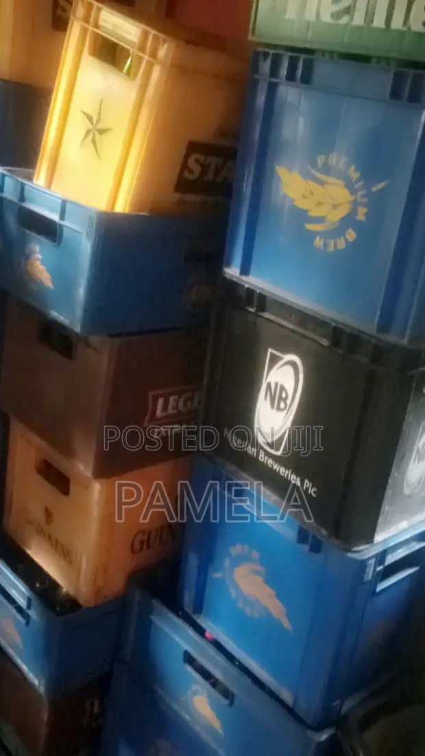 Crates and Bottles for Empty Bottle Storage - 1
