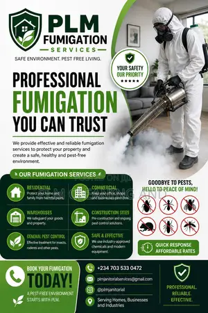 PLM Fumigation da Sabis na Janitorial