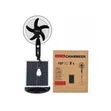 Charweek Rechargeable Solar Standing Fan da Fitiloli - 1