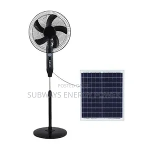 Charweek Rechargeable Solar Standing Fan da Fitiloli
