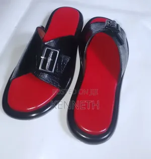 Handmade Leather Slippers - Size 44
