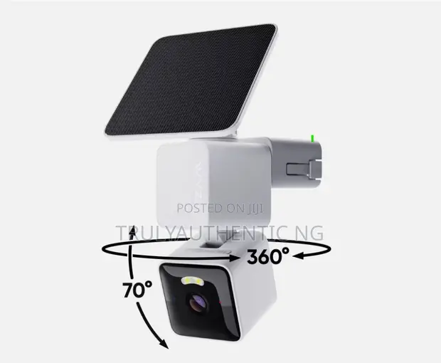 Wyze Solar Cam Pan 2K Kamara Ta Waje Ta CCTV - 1