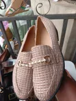 Mata Pink Tweed Loafers - Girman 42 - 2