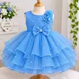 A&W Blue Lace Ball Gown (3-5Y) - 2