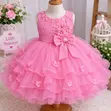 A&W Blue Lace Ball Gown (3-5Y) - 3
