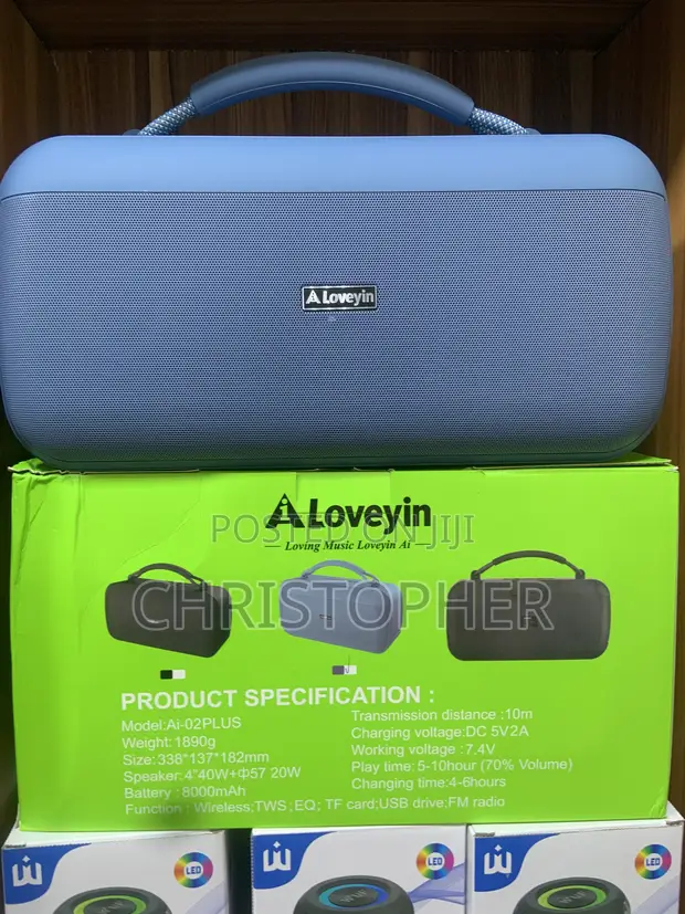 Ai-02plus 60W Wireless Speaker with FM Radio (8000mAh) - 1