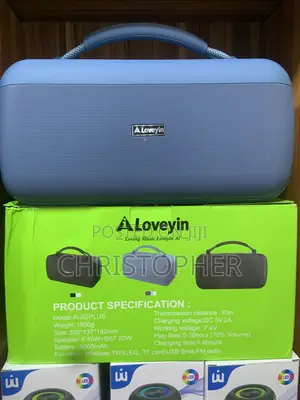 Ai-02plus 60W Wireless Speaker with FM Radio (8000mAh)