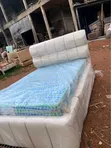 Brand New 4x6 Padded Bed Frame - 1