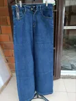 Wandojin Denim masu faɗi na Fashion Nova masu duhu - 1