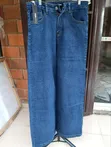 Wandojin Denim masu faɗi na Fashion Nova masu duhu - 2