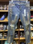 Purple Brand Mazan Fata Na Gargajiya Blue Jeans - 3XL - 1