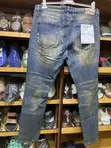 Purple Brand Mazan Fata Na Gargajiya Blue Jeans - 3XL - 2