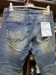 Purple Brand Mazan Fata Na Gargajiya Blue Jeans - 3XL - 4
