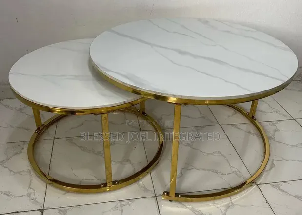 Golden Leg 2-in-1 Center Table - 1