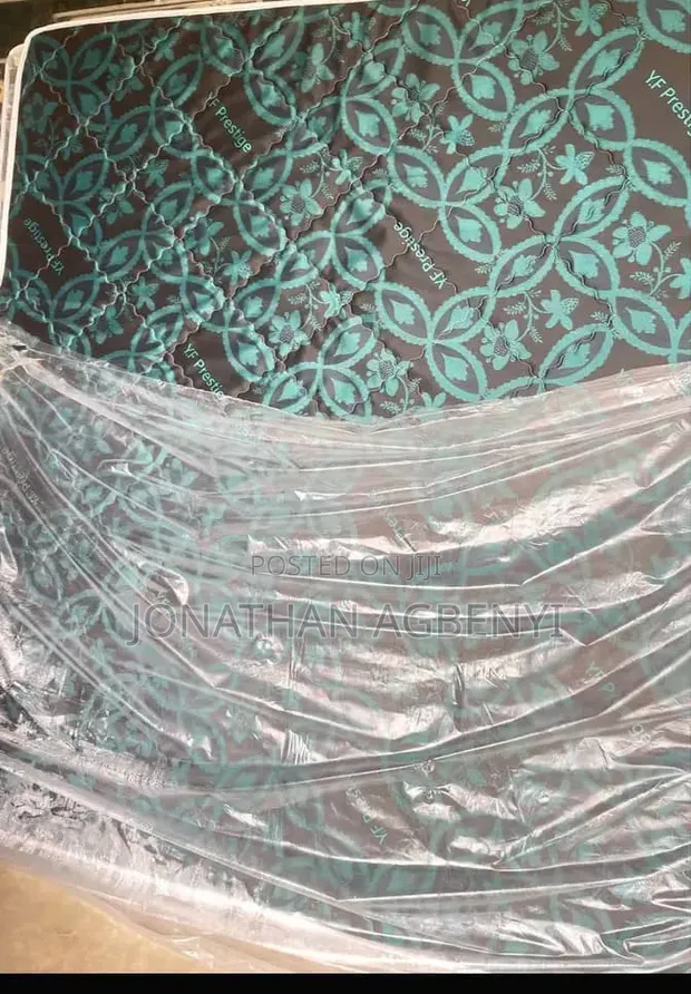 Brand New Mattress, Bed Frame & Pillows (6x6) - 1