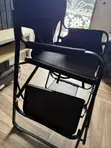 Professional Makeup Artist Chair with Fold-Out Tray - 4