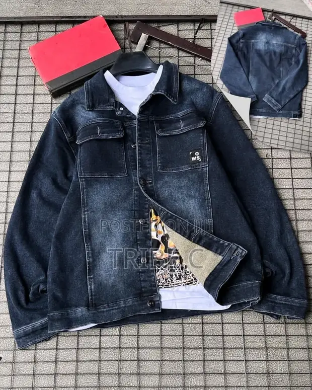 Brand New Black Denim Jacket - Unisex - 1