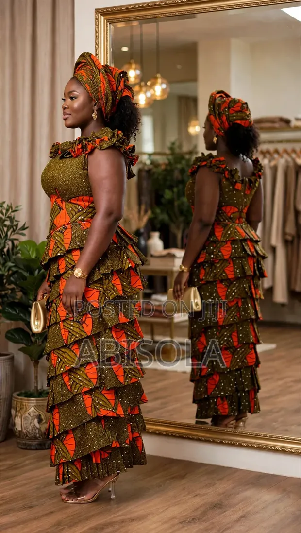Ankara Skirt and Blouse Set - 1