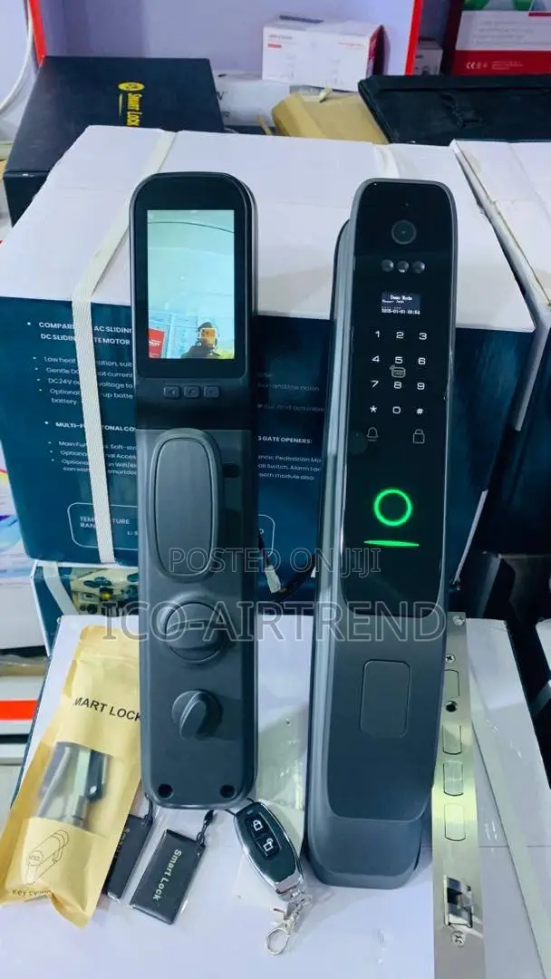 Tuya Smart Door Lock: Fingerprint & Face Recognition Video Intercom - 1