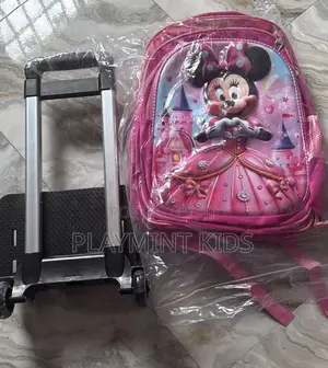 3-in-1 Trolley School Bag Mai Cirewa da Lunch Bag & Pencil Case