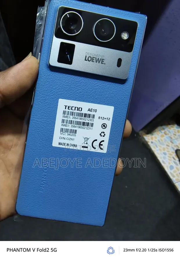 Tecno Phantom V Fold 2 512GB Blue - 1
