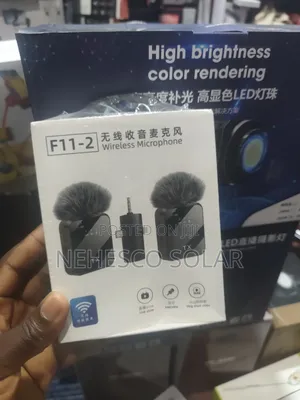 F11-2 Wireless Microphone don Wayar & Kamara