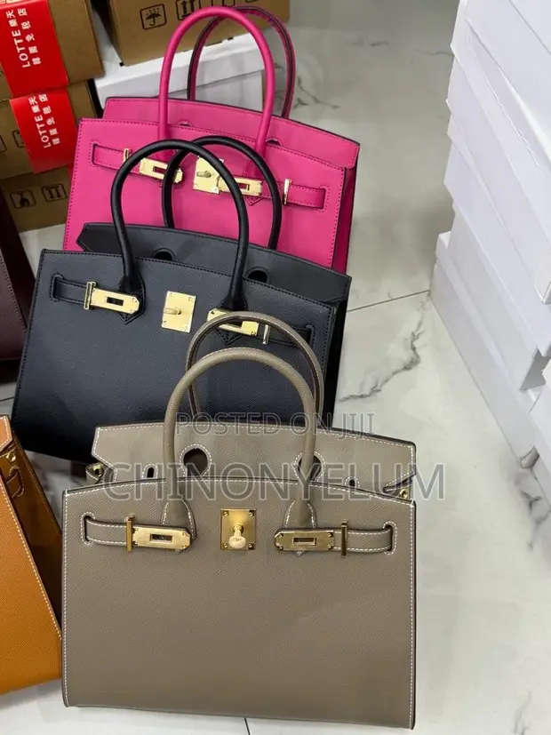 Hermes Handbag - Genuine Leather, Multicolor - 1