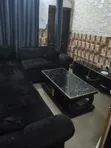 Elegant Black Sofa Set & Center Table - 2