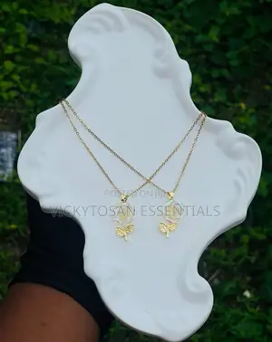 Edforce Stainless Steel Rose Gold-Plated Necklace