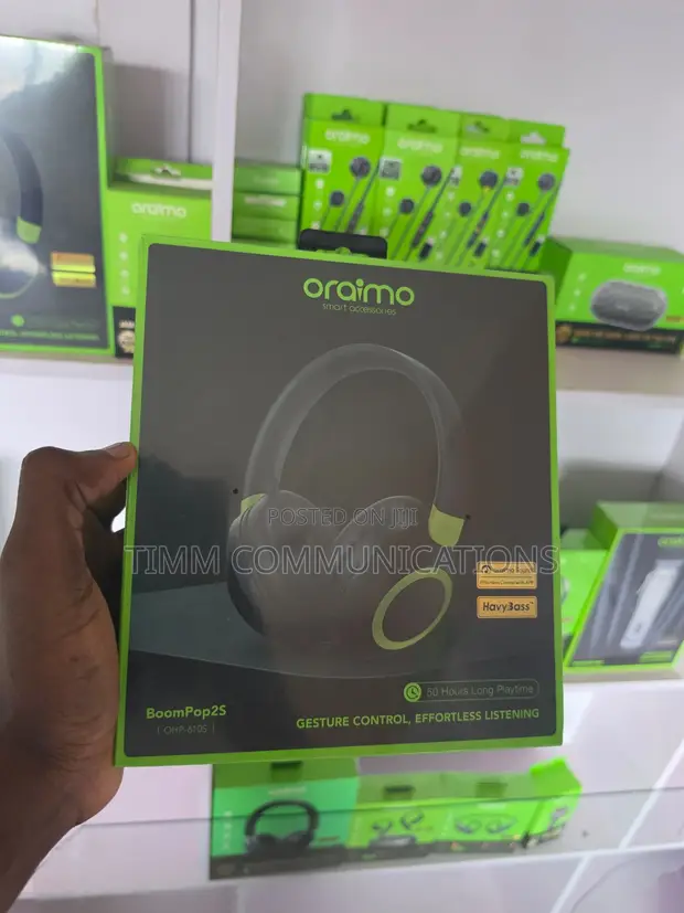 Oraimo BoomPop 2S Over-Ear Wireless Headphones OHP-610S - 1