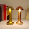 Gold Mushroom LED Night Light - USB Touch, 3-Color - 1