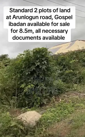 2 Plots of Land at Ojoo, Arulogun Gospel Area