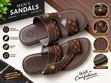 Karen Millen Men's Classic Leather Sandals - 5