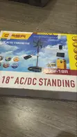 Qasa Black Standing Fan - Brand New - 1