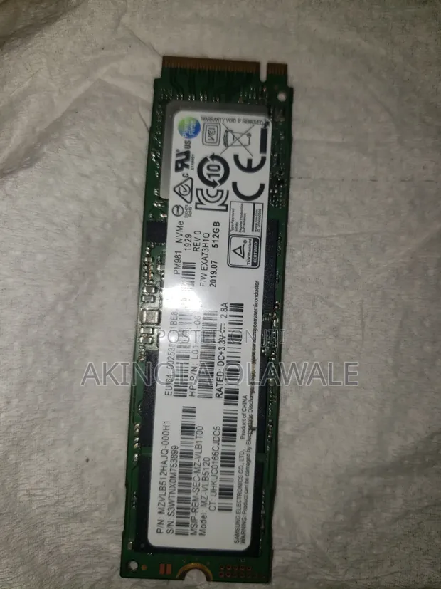 512GB NVMe SSD - Sabon Kaya - 1