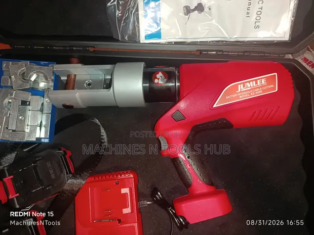 Jumlee EZ-500 Cordless Hydraulic Cable Crimper - 1