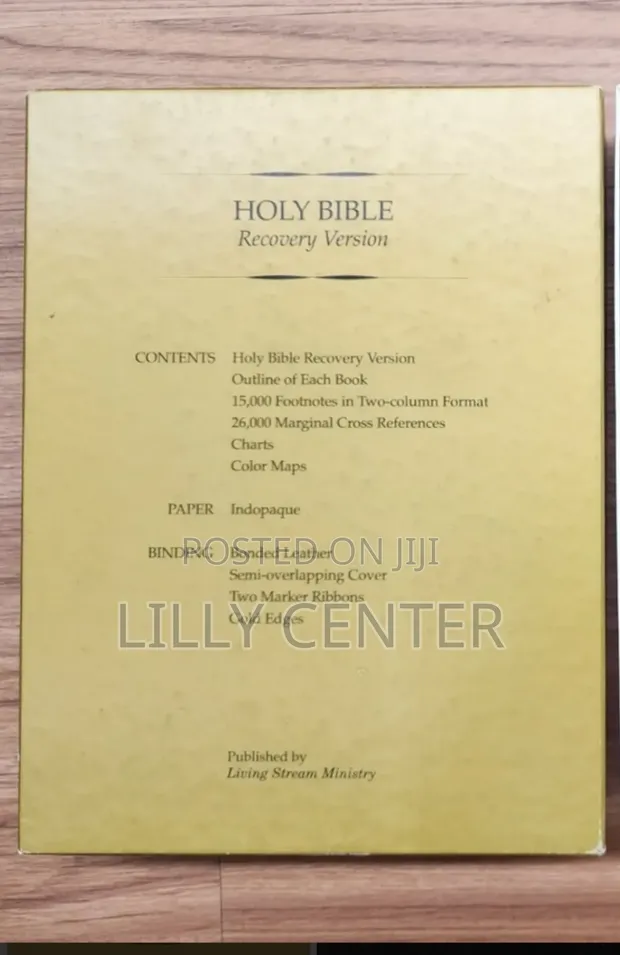 Recovery Version Holy Bible Leather Cover - 1